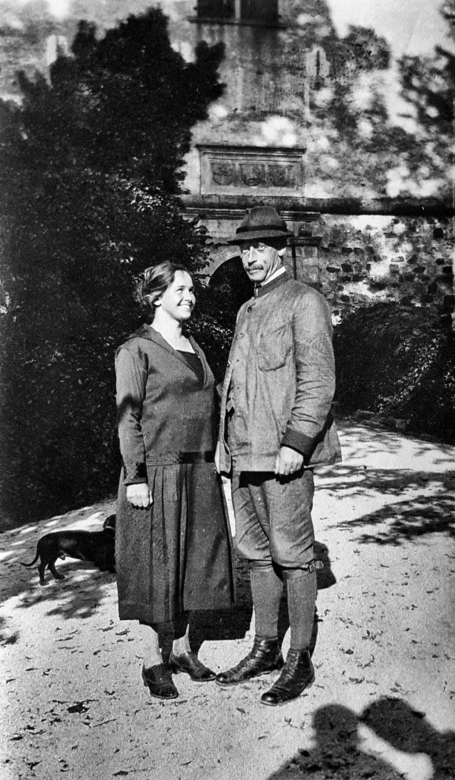 Adolf grof Auersperg in njegova žena Bianca. Hrani družina Auersperg, Reideben.