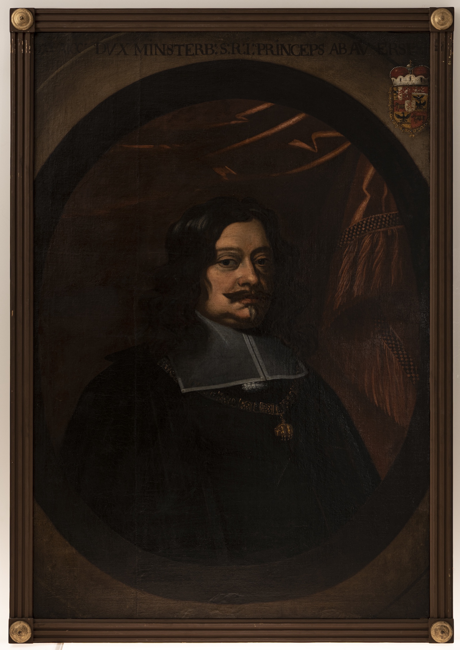 Portrait of Johann Weikhard, Count of  Auersperg (1615–1677), probably painted in the middle of the 17th century. The original is held in the Historical Museum of Croatia. 